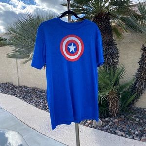 🎉 Captain America Marvel Logo graphic lightweight Shirt L 🎉